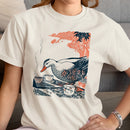 Duck Tea Ceremony Vintage Art Women's T-shirt