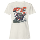 Samurai Toad Under Cherry Blossoms Women's T-shirt