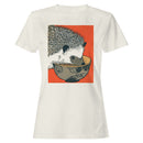 Hedgehog in Ramen Bowl Illustration Women's T-shirt