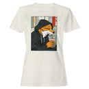 Urban Fox Hoodie Drinking Soda Women's T-shirt
