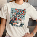 Sleeping Panda Under Cherry Blossoms Women's T-shirt