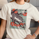 Otter & Plum Blossoms Japanese Art Women's T-shirt