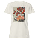 Sleeping Fawn Under Cherry Blossoms Women's T-shirt