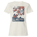 Cherry Blossoms & Ducks Vintage Art Women's T-shirt