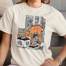 Deer Eating Sushi Women's T-shirt