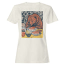 Bear Enjoying Salmon Sushi Women's T-shirt