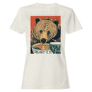 Ramen Bear Vintage Japanese Art Women's T-shirt