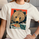 Ramen Bear Vintage Japanese Art Women's T-shirt