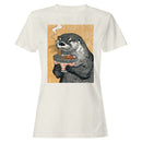 Otter Enjoying Ramen Noodles Women's T-shirt