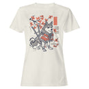 Samurai Shiba Inu Sakura Blossoms Women's T-shirt