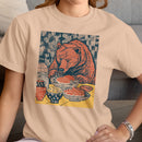 Bear Eating Salmon Sushi Women's T-shirt