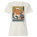Vintage Japanese Dog Ukiyo-e Art Women's T-shirt