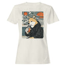 Shiba Inu Bubble Tea Sunset Women's T-shirt