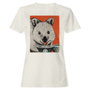 Quokka Eating Ramen Retro Art Women's T-shirt