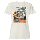 Tiger Writer Coffee & Laptop Women's T-shirt