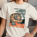 Tiger Writer Coffee & Laptop Women's T-shirt