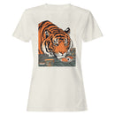 Vintage Tiger Sushi Art Women's T-shirt