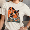 Vintage Tiger Sushi Art Women's T-shirt
