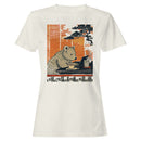 Bear on Laptop with Coffee Women's T-shirt