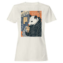 Possum Drinking Bubble Tea on Subway Women's T-shirt