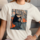Frog in Hoodie Drinking Bubble Tea Women's T-shirt