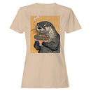Otter Eating Ramen Noodles Women's T-shirt