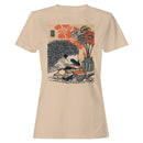 Hedgehog with Flowers and Sushi Art Women's T-shirt