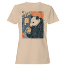 Possum Drinking Bubble Tea in Subway Women's T-shirt