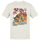 Resting Tiger Cherry Blossoms Men's T-shirt