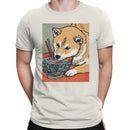 Shiba Inu Ramen Bowl Art Men's T-shirt