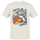 Sleeping Fox Cherry Blossoms Men's T-shirt