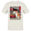 Shiba Inu Market Street Japanese Art Men's T-shirt