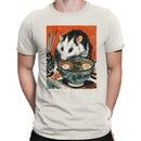 Ukiyo-e Rat Enjoying Ramen Men's T-shirt