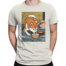 Vintage Japanese Dog Ukiyo-e Art Men's T-shirt