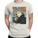 Shiba Inu Bubble Tea Sunset Men's T-shirt