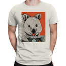 Quokka Eating Ramen Retro Art Men's T-shirt