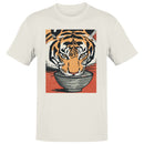 Tiger Ramen Bowl Illustration Men's T-shirt