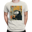 Otter Riding Subway Drinking Bubble Tea Men's T-shirt