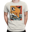 Kitsune Fox Eating Ramen Vintage Men's T-shirt
