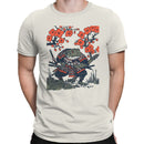 Samurai Toad Under Cherry Blossoms Men's T-shirt
