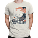 Duck Tea Ceremony Vintage Art Men's T-shirt