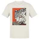 Vintage Leopard Drinking Art Men's T-shirt