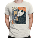 Possum Drinking Bubble Tea Men's T-shirt
