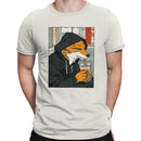 Urban Fox Hoodie Drinking Soda Men's T-shirt