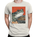 Retro Frog Ramen Noodles Men's T-shirt