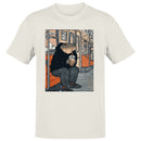 Frog in Hoodie Drinking Bubble Tea Men's T-shirt