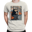Frog in Hoodie Drinking Bubble Tea Men's T-shirt