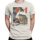 Frog Sushi Japanese Flower Art Men's T-shirt