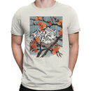 Black Panther Plum Blossoms Men's T-shirt