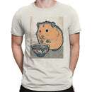 Ukiyo-e Hamster Ramen Bowl Men's T-shirt